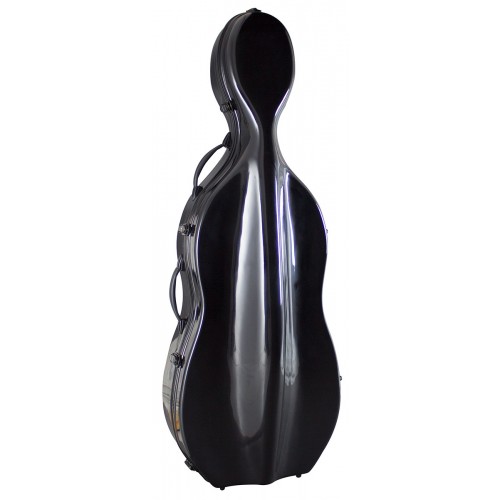 Cello Case - Fibreglass Black